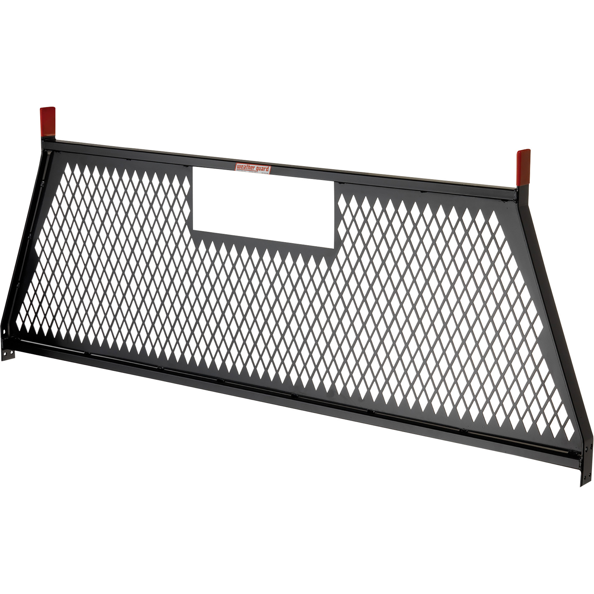 Weather Guard Protect-A-Rail Screen Headache Rack, Steel, Black, Model# 1906-5-02